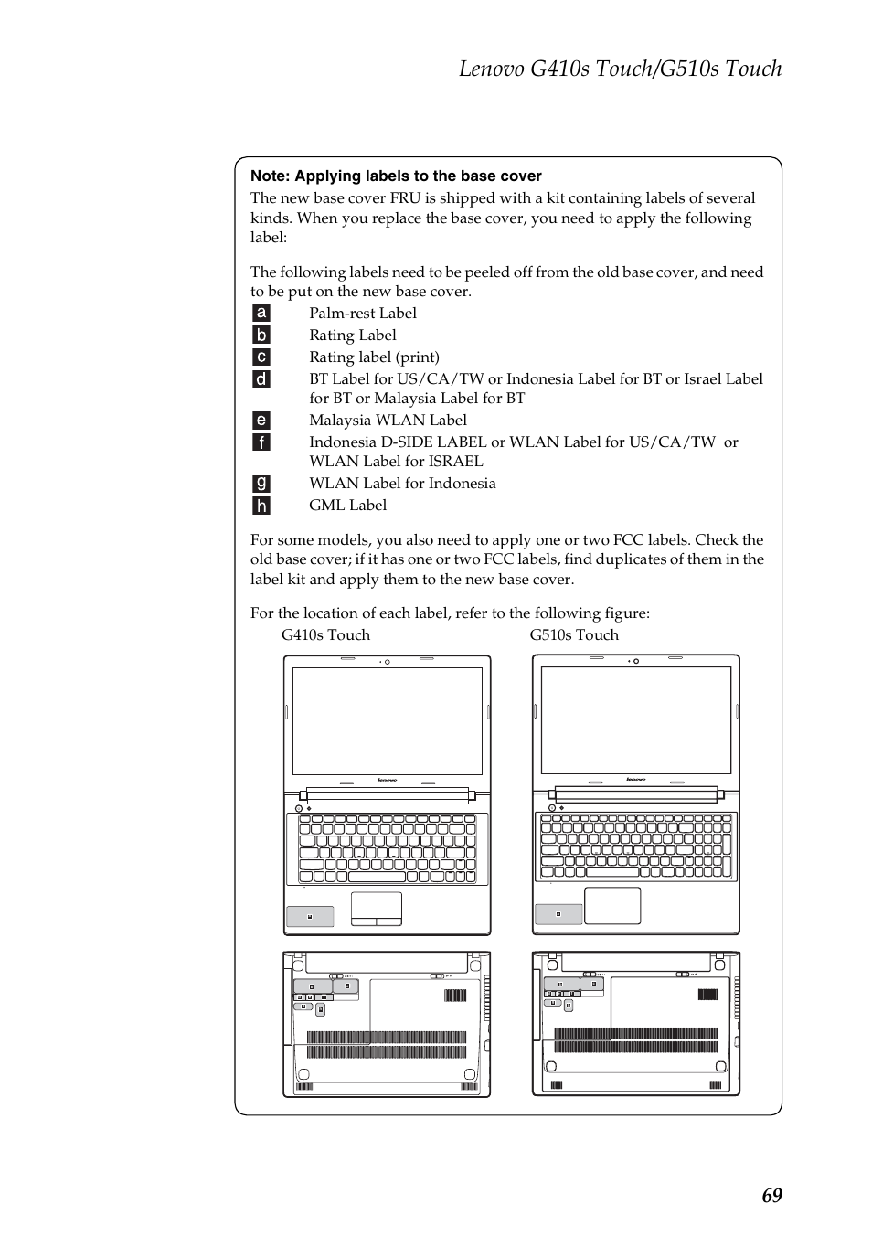 Lenovo G510s Touch Notebook User Manual | Page 73 / 102