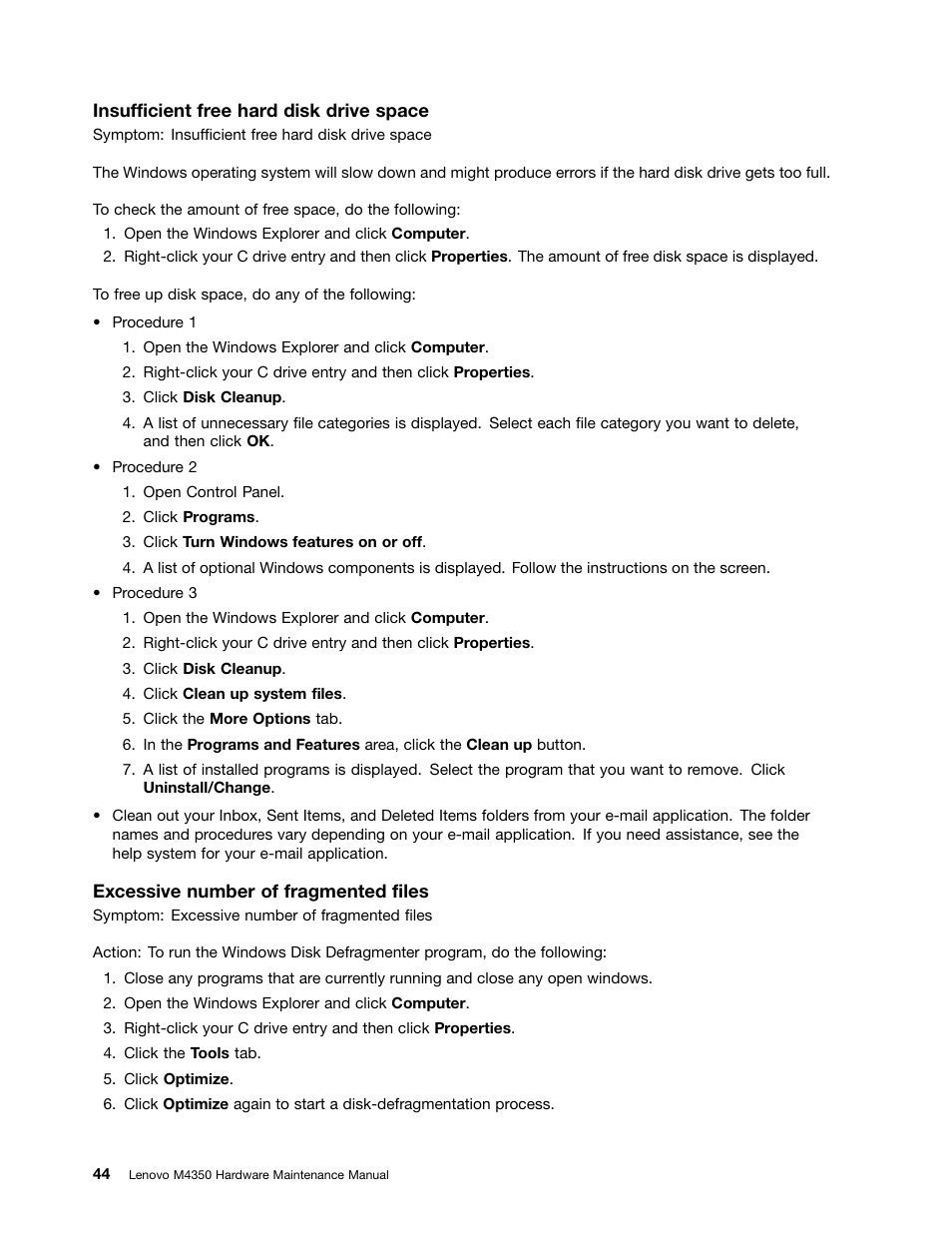 Lenovo M4350 Desktop User Manual | Page 50 / 120