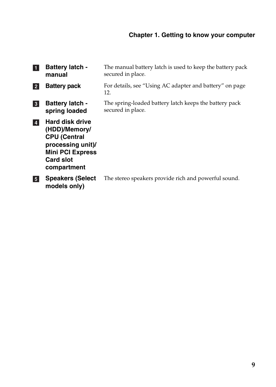 Lenovo G570 Notebook User Manual | Page 13 / 49