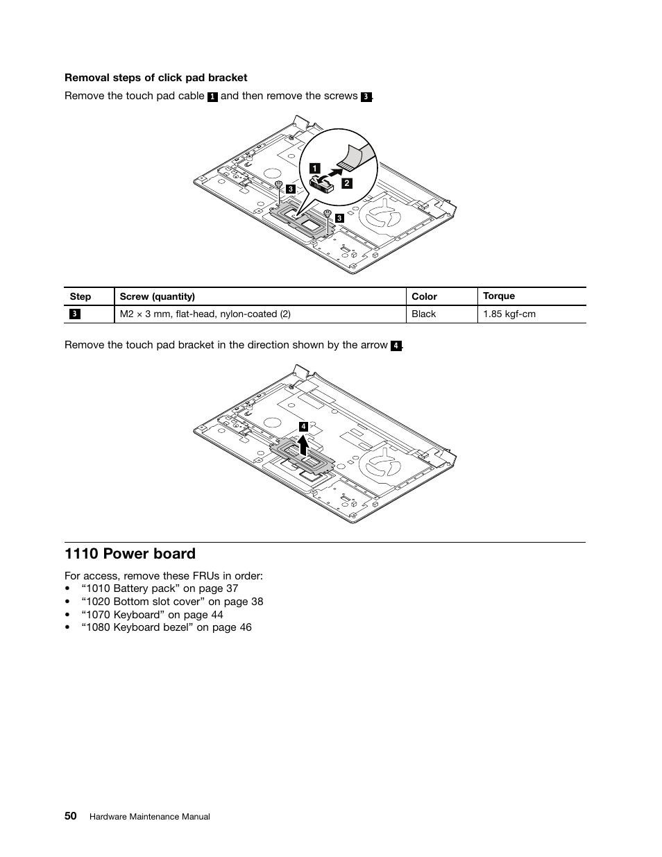 1110 power board | Lenovo V480s User Manual | Page 56 / 82