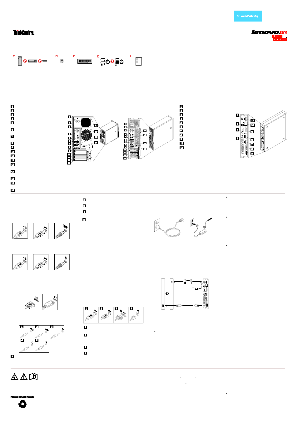 Lenovo ThinkCentre M83 User Manual | 2 pages