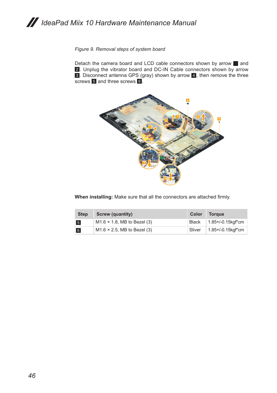 Ideapad miix 10 hardware maintenance manual | Lenovo Miix 10 Tablet IdeaPad User Manual | Page 50 / 69
