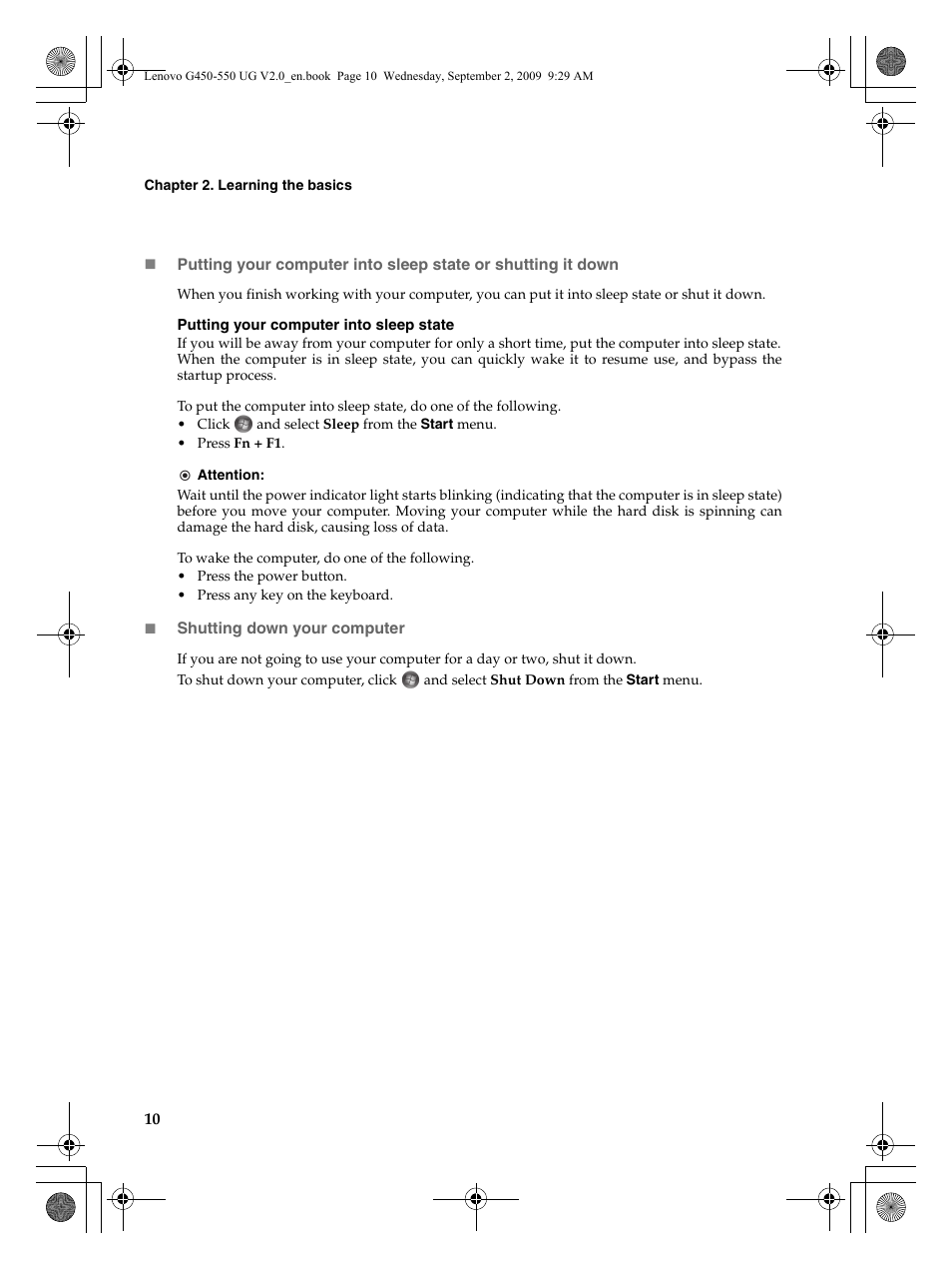 Lenovo G550 Notebook User Manual | Page 18 / 108