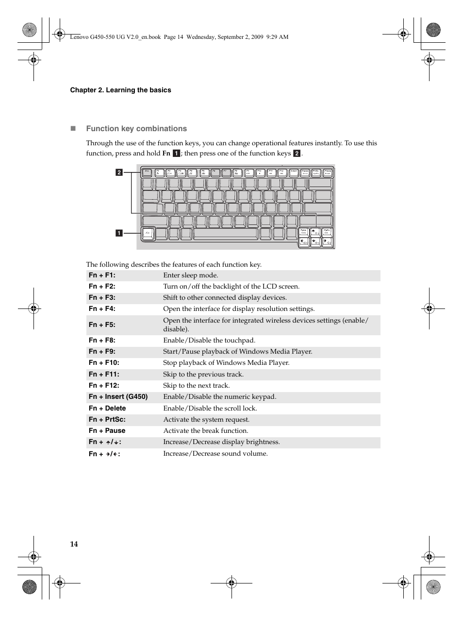 Lenovo G550 Notebook User Manual | Page 22 / 108
