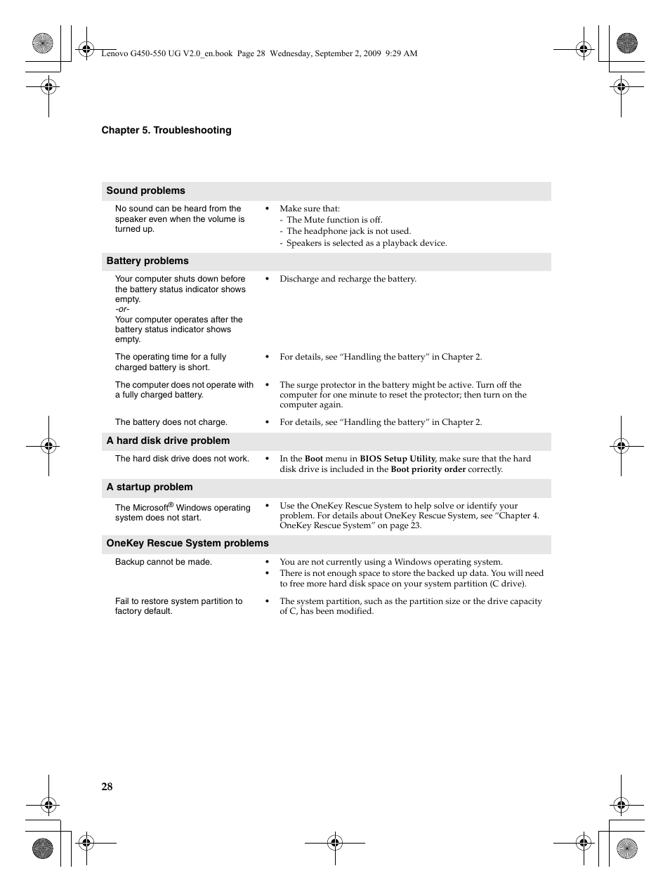 Lenovo G550 Notebook User Manual | Page 36 / 108