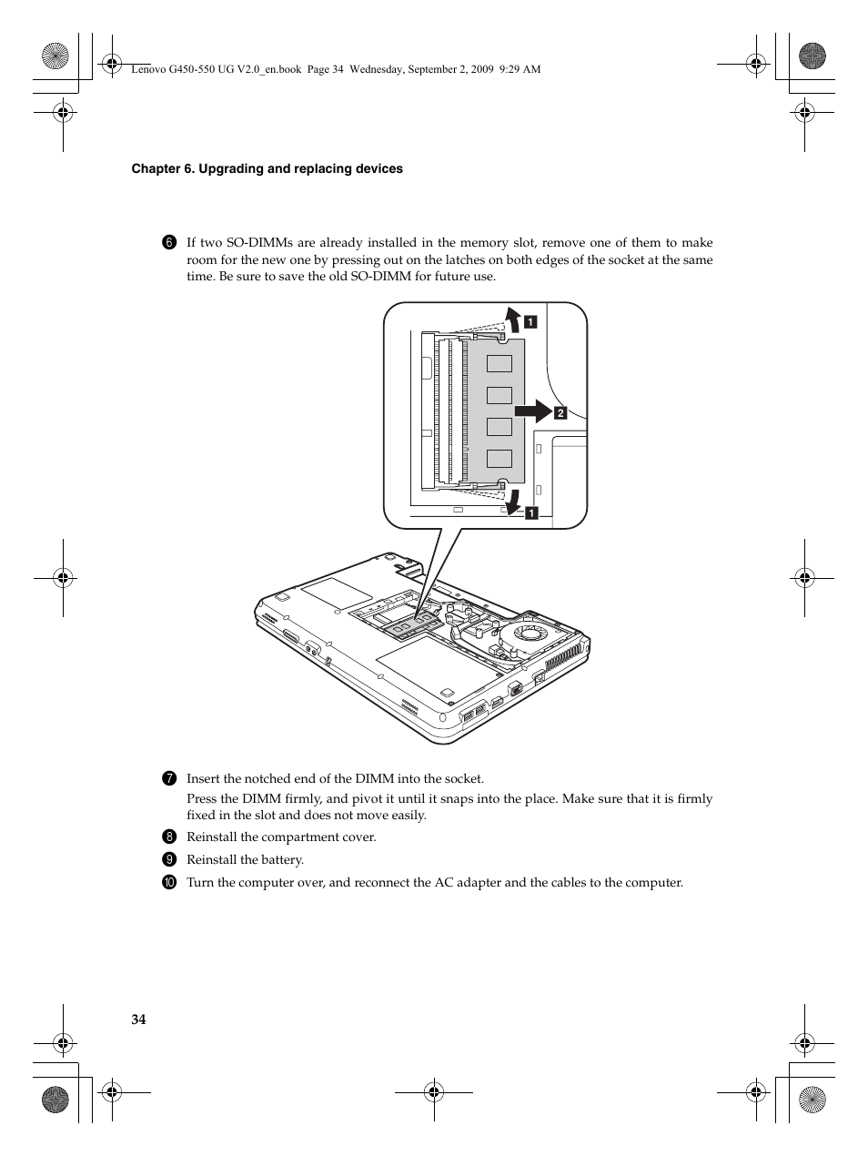 Lenovo G550 Notebook User Manual | Page 42 / 108