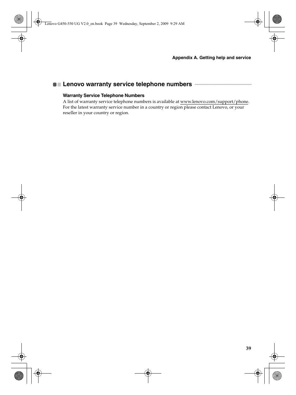 Lenovo G550 Notebook User Manual | Page 47 / 108