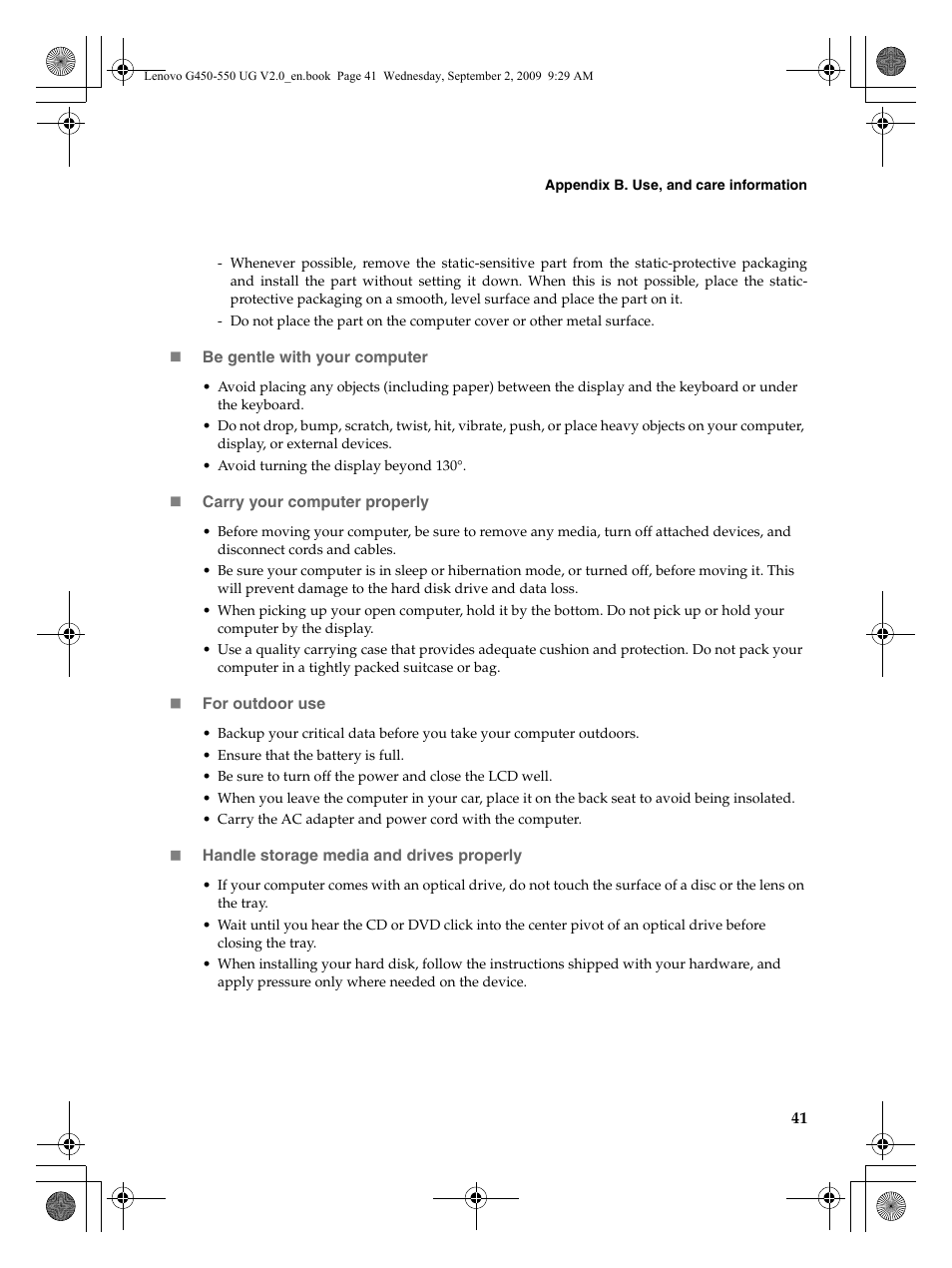 Lenovo G550 Notebook User Manual | Page 49 / 108