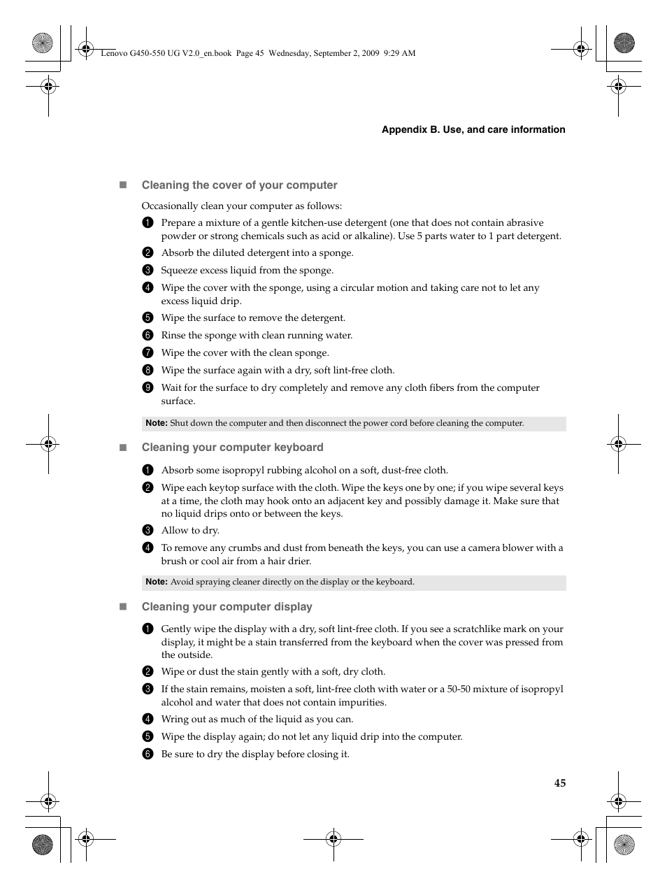 Lenovo G550 Notebook User Manual | Page 53 / 108