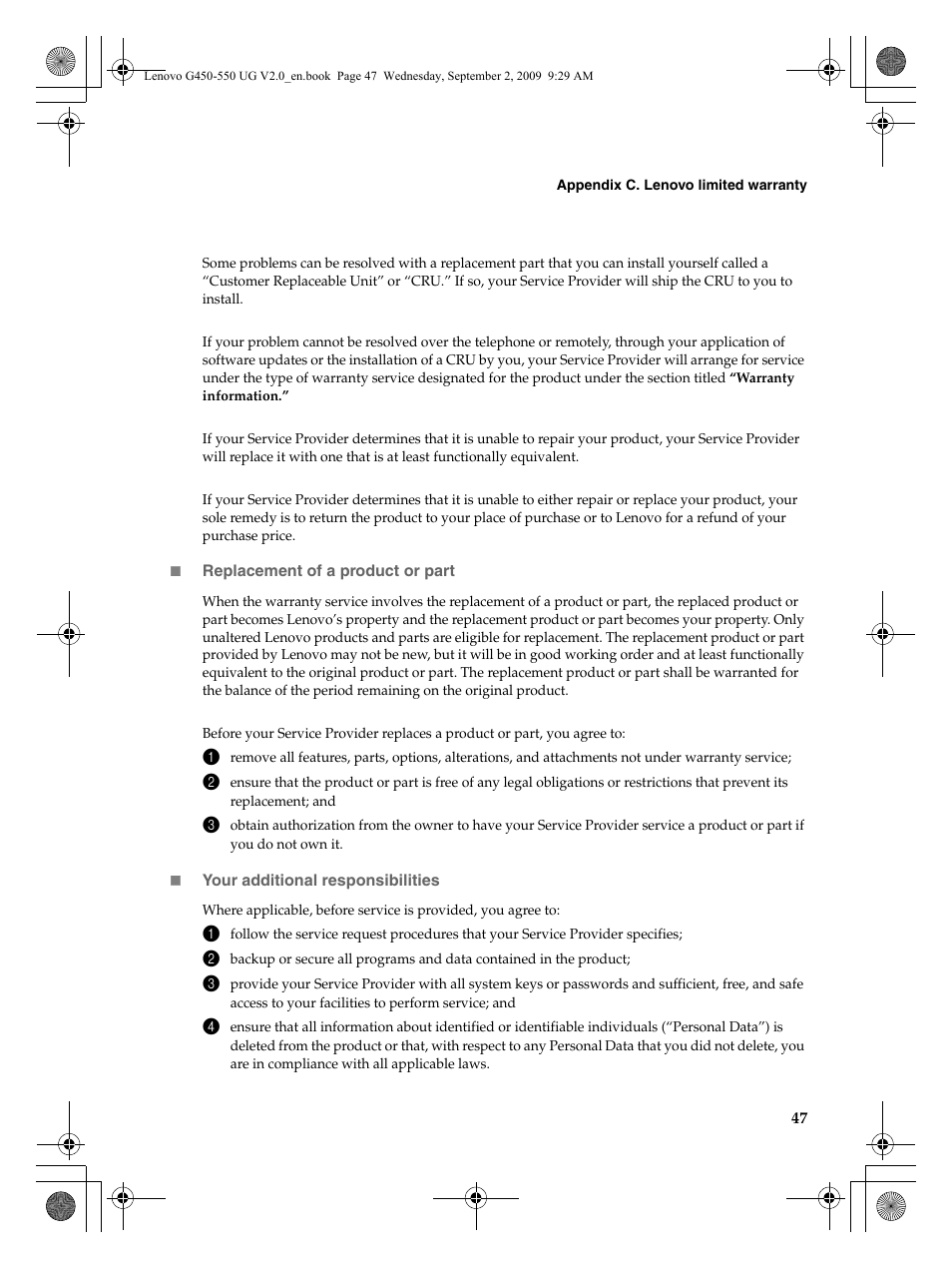 Lenovo G550 Notebook User Manual | Page 55 / 108