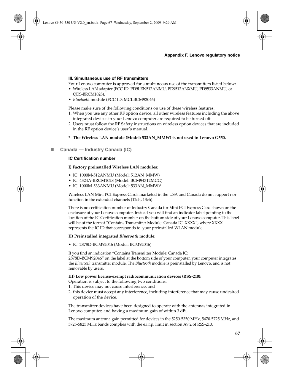 Lenovo G550 Notebook User Manual | Page 75 / 108