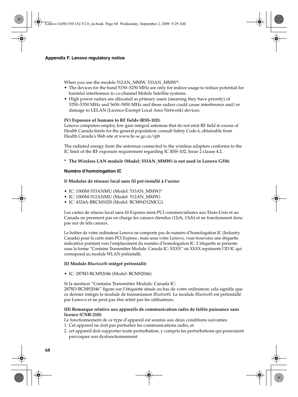 Lenovo G550 Notebook User Manual | Page 76 / 108