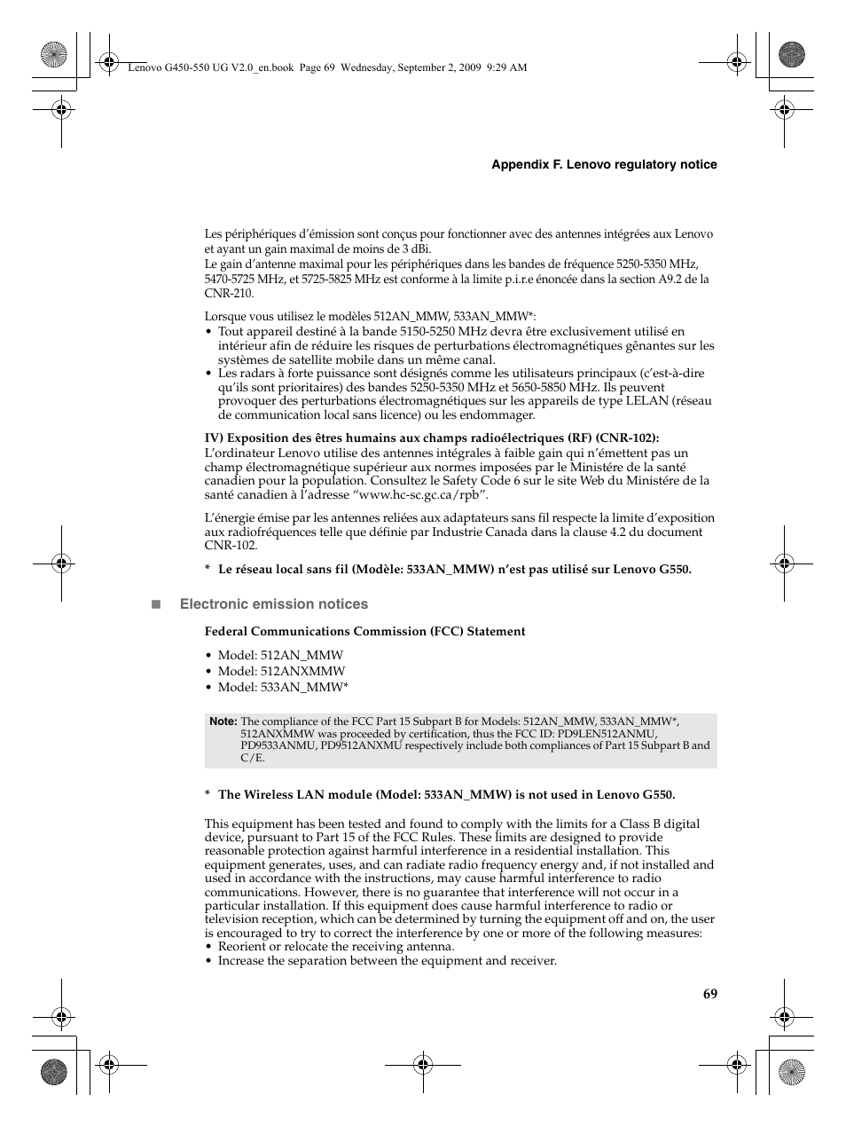 Lenovo G550 Notebook User Manual | Page 77 / 108