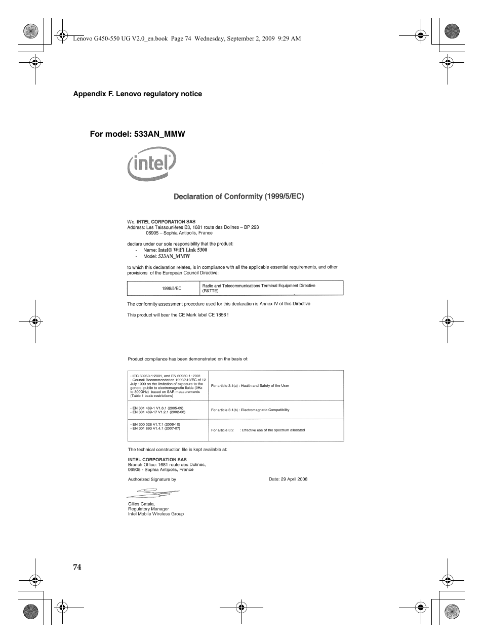 Lenovo G550 Notebook User Manual | Page 82 / 108