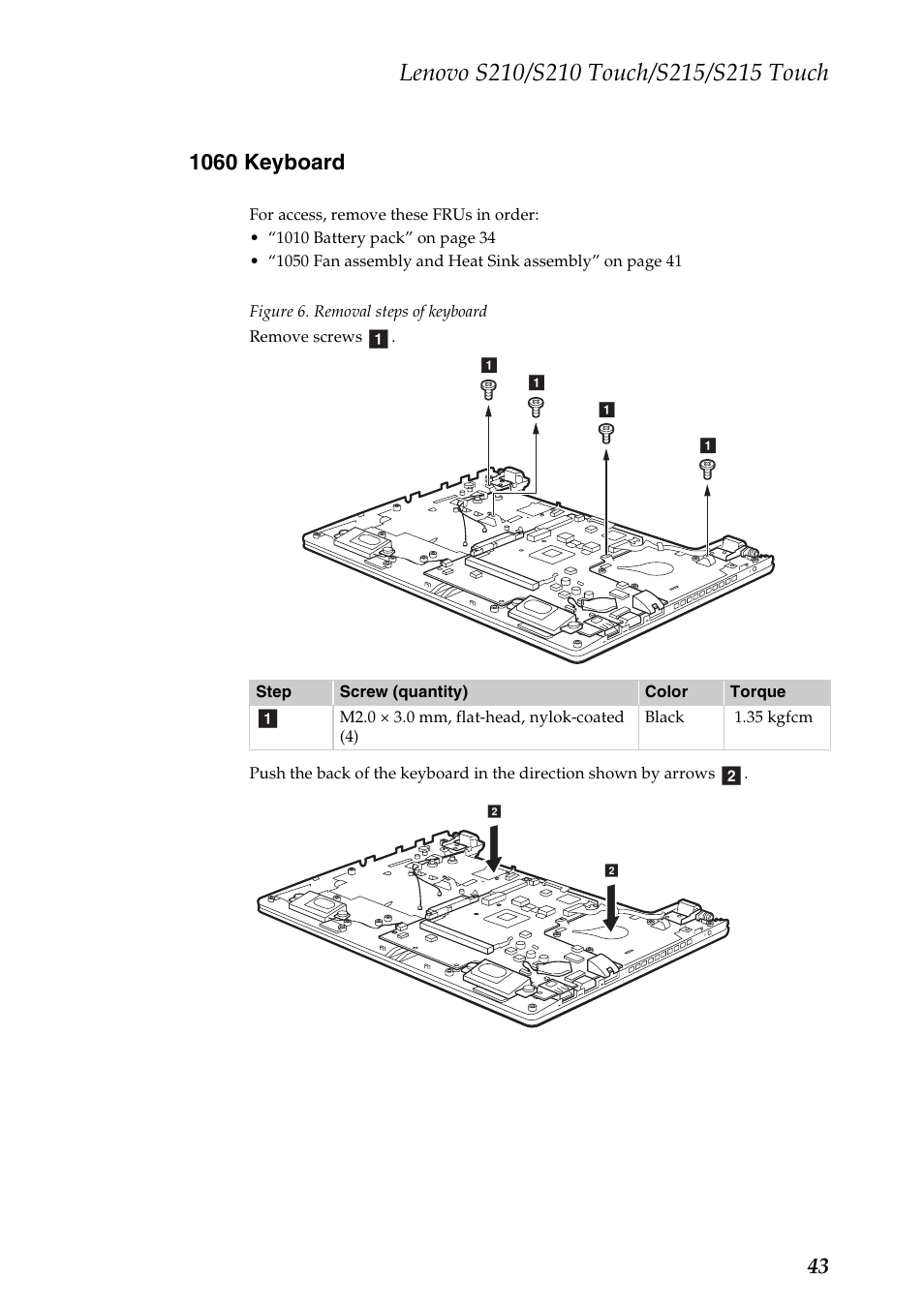 1060 keyboard | Lenovo IdeaPad S210 Touch Notebook User Manual | Page 47 / 90