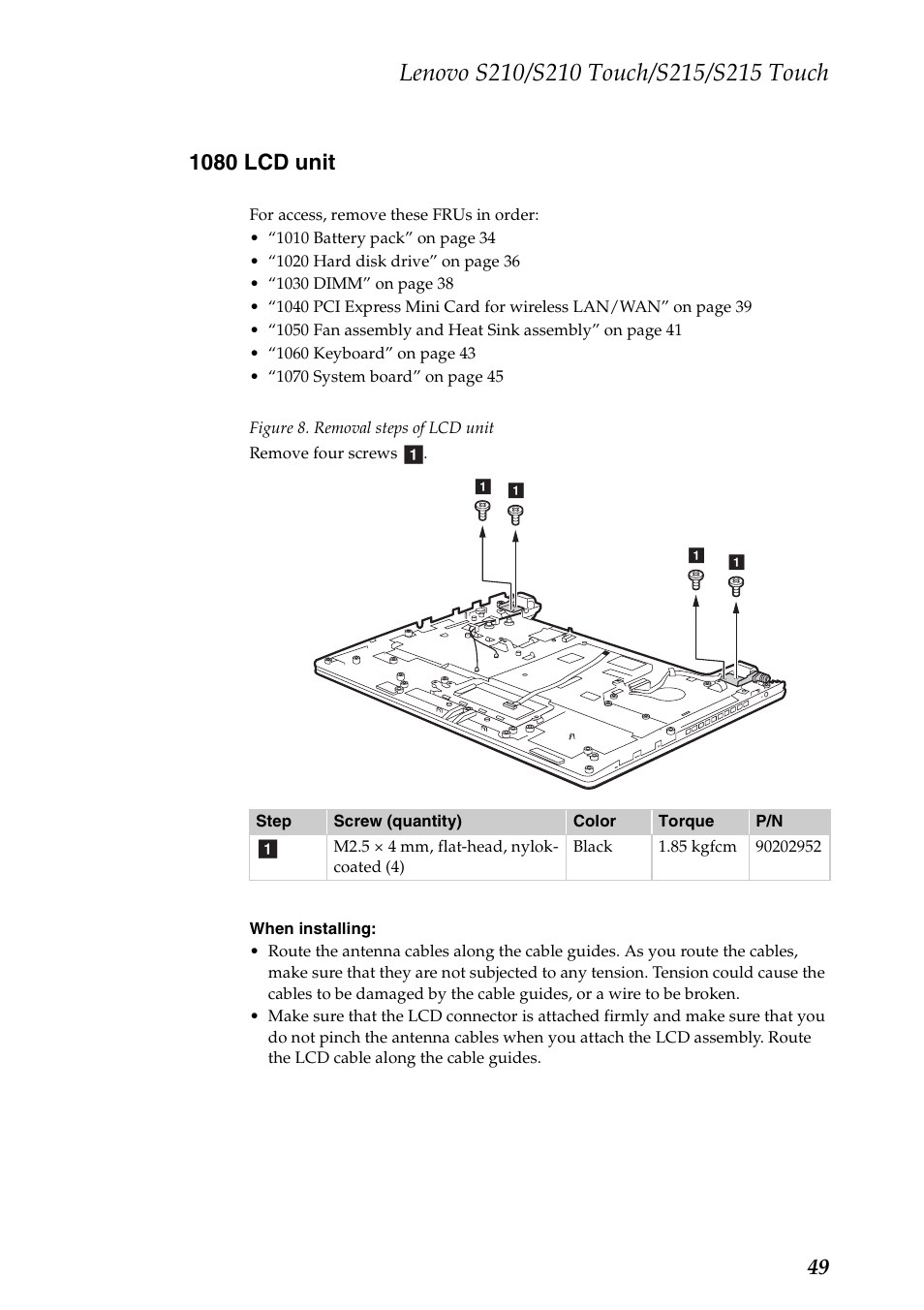 1080 lcd unit | Lenovo IdeaPad S210 Touch Notebook User Manual | Page 53 / 90