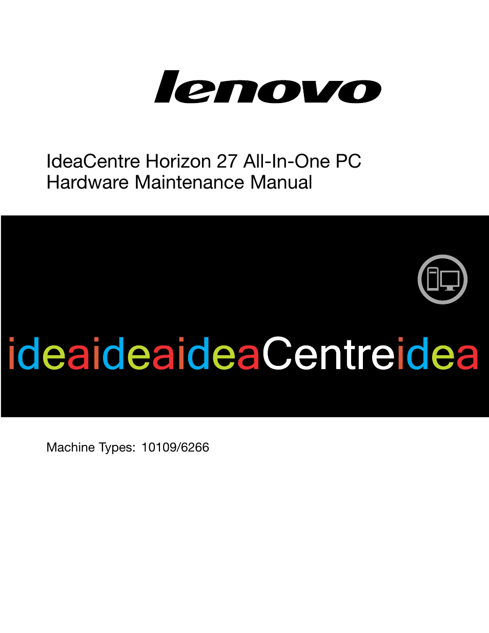Lenovo Horizon 27 Table PC IdeaCentre User Manual | 55 pages