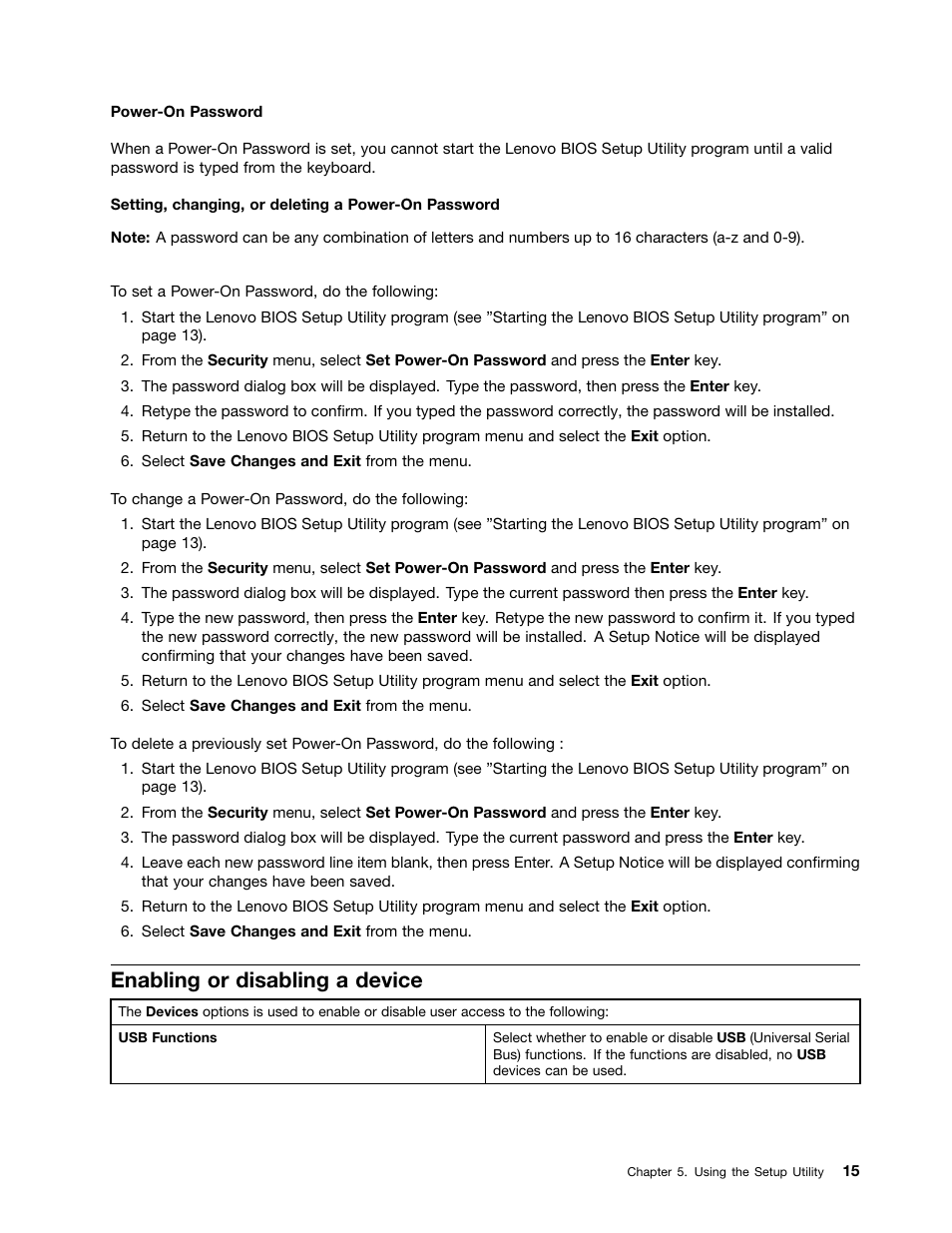 Enabling or disabling a device | Lenovo Horizon 27 Table PC IdeaCentre User Manual | Page 21 / 55