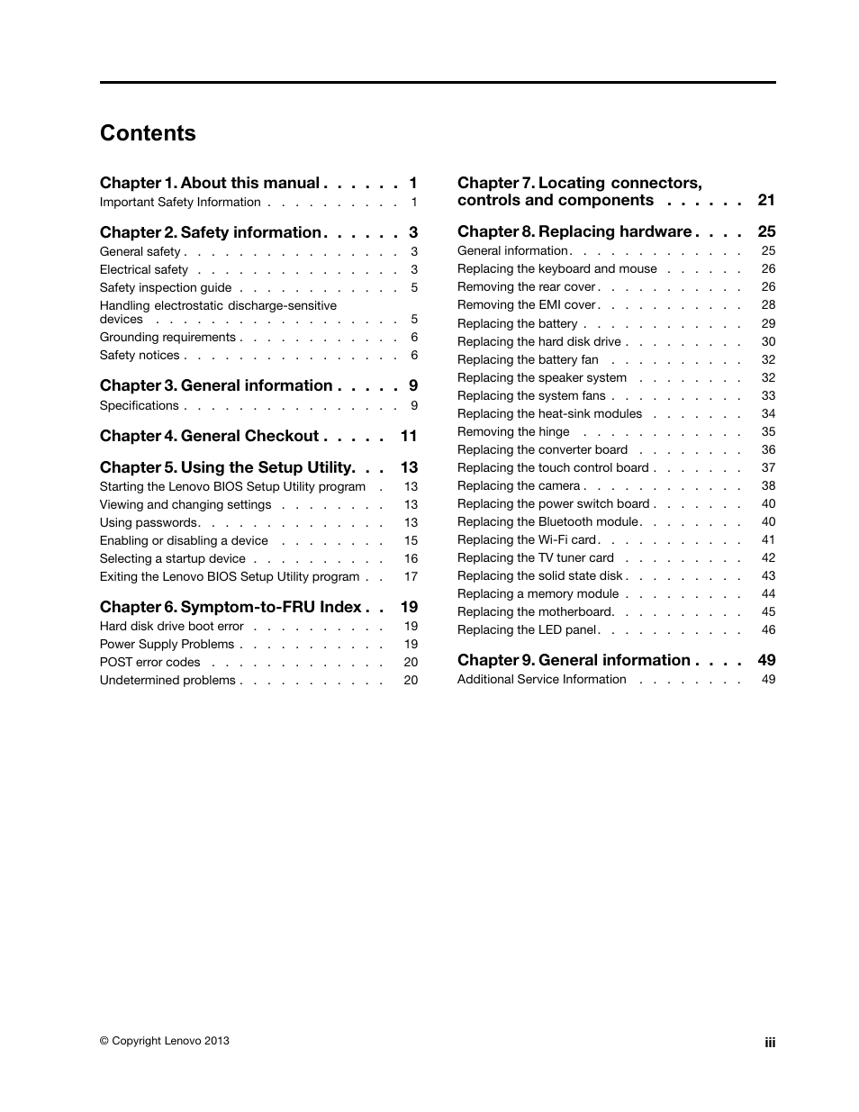 Lenovo Horizon 27 Table PC IdeaCentre User Manual | Page 5 / 55