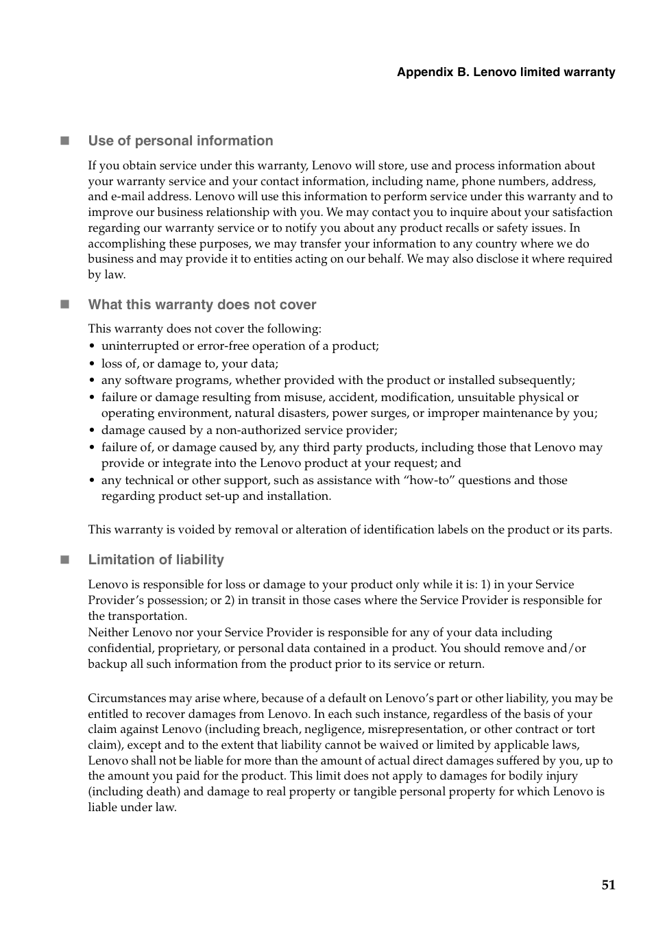 Lenovo V470 Notebook User Manual | Page 55 / 70