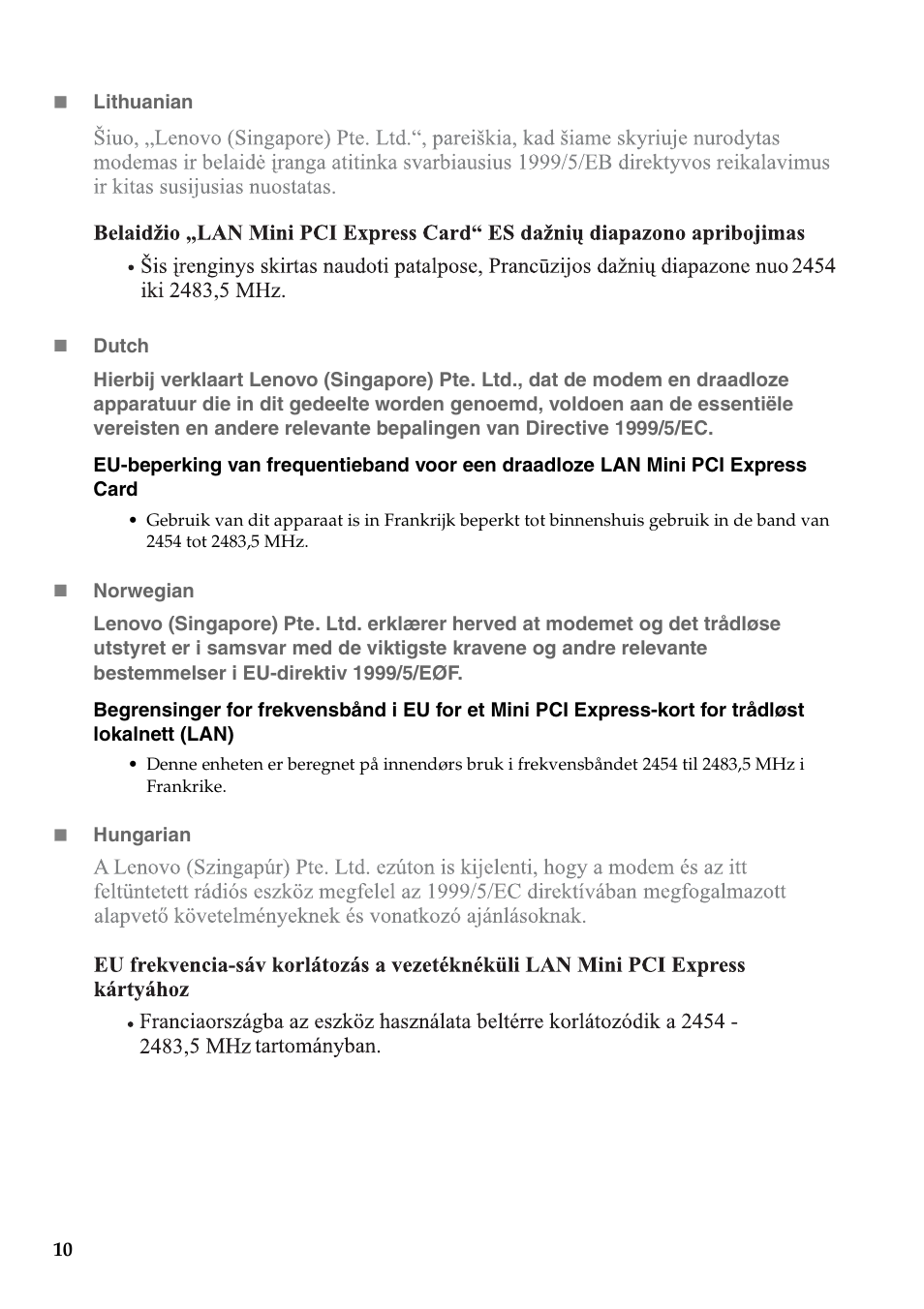 Lenovo B570e Notebook User Manual | Page 11 / 24