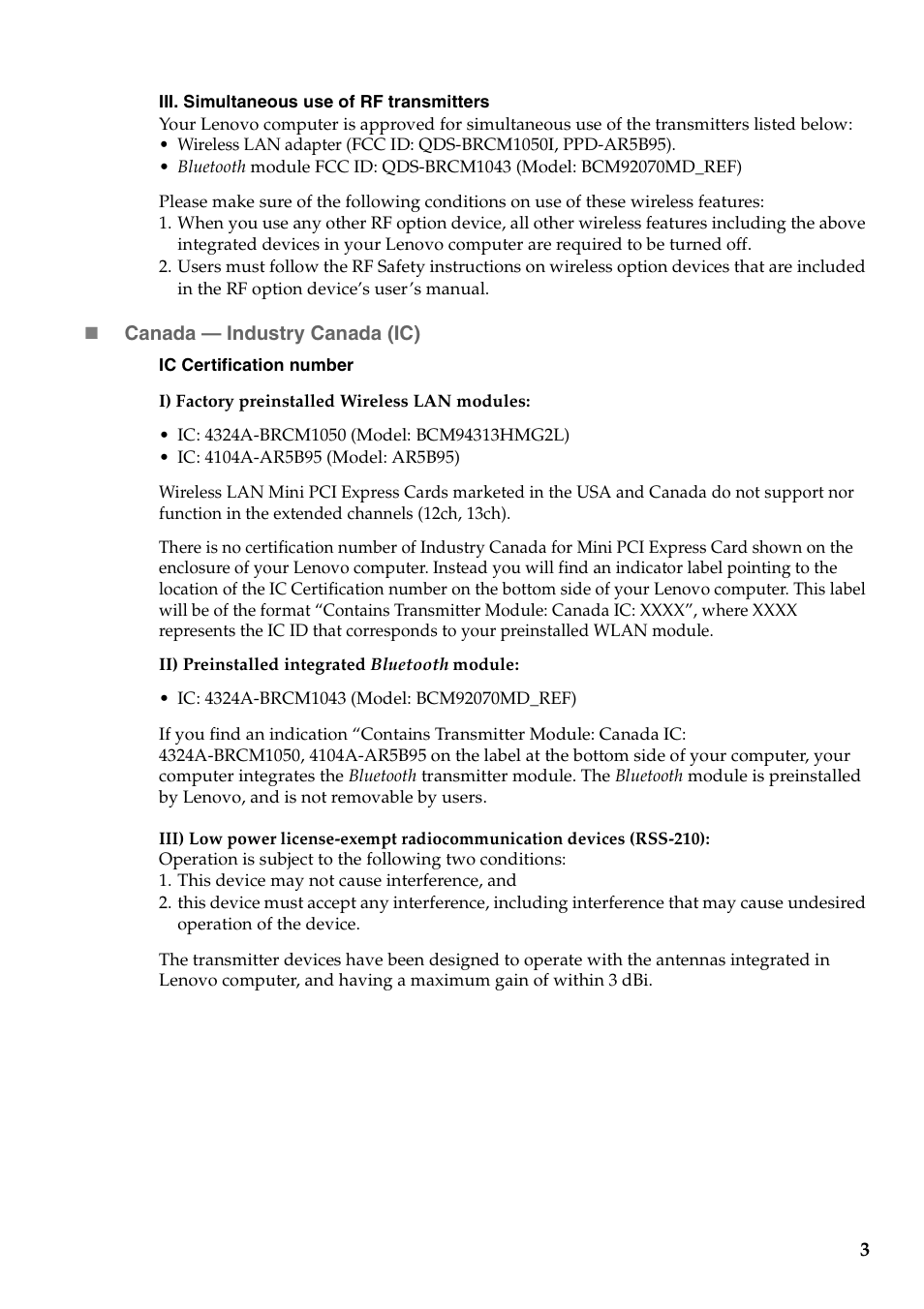 Lenovo B570e Notebook User Manual | Page 4 / 24