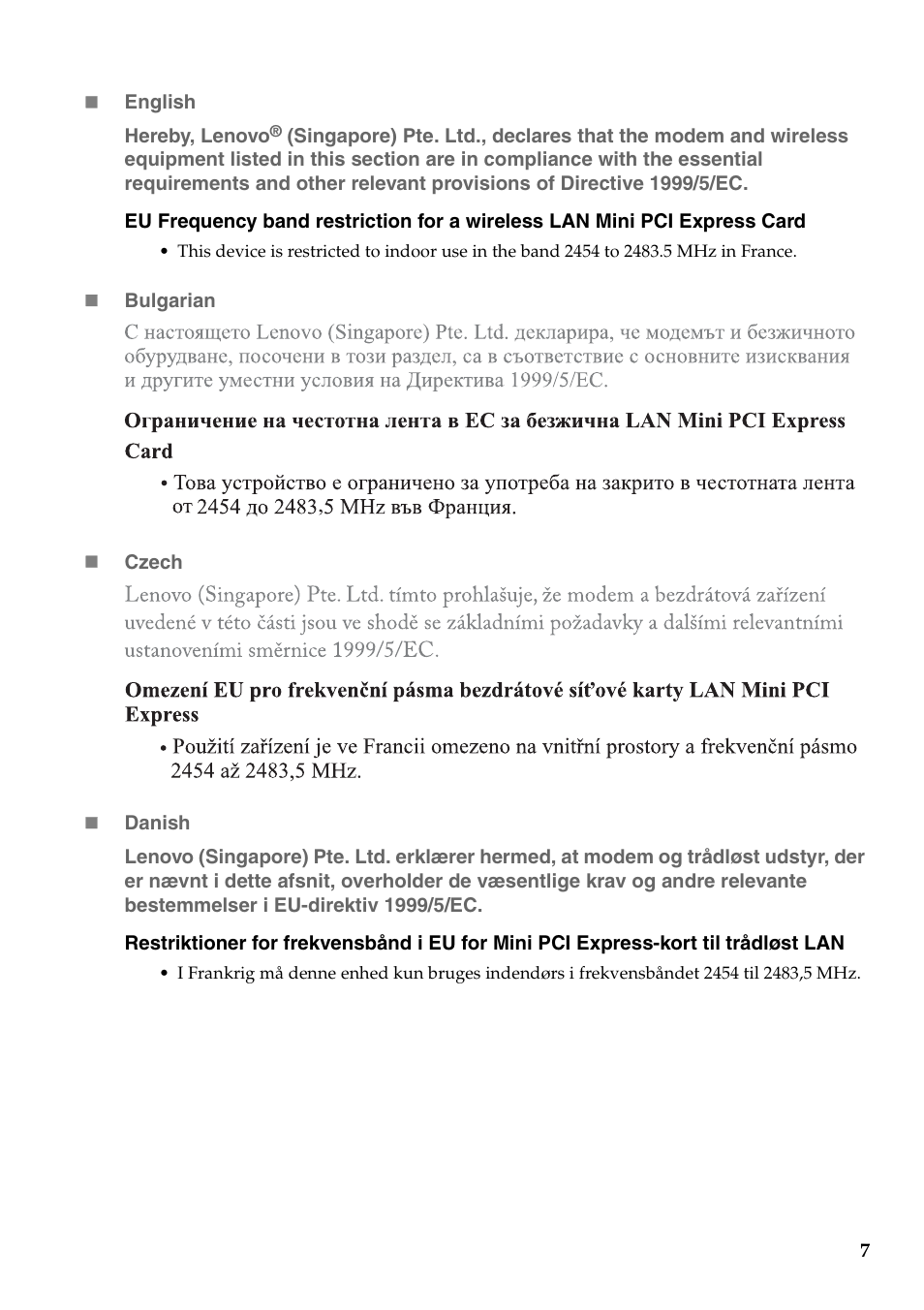 Lenovo B570e Notebook User Manual | Page 8 / 24