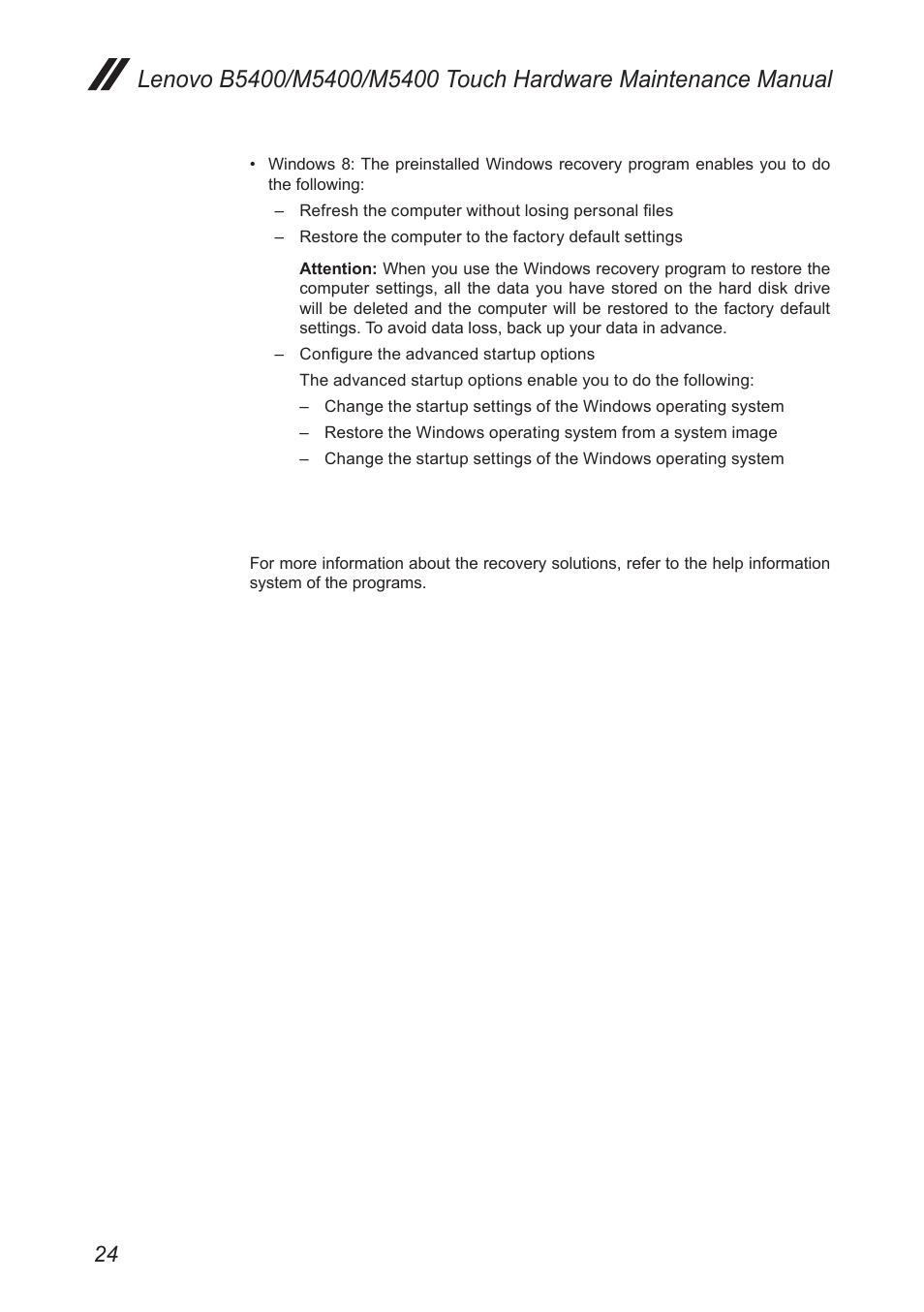 Lenovo M5400 Touch Notebook User Manual | Page 28 / 97