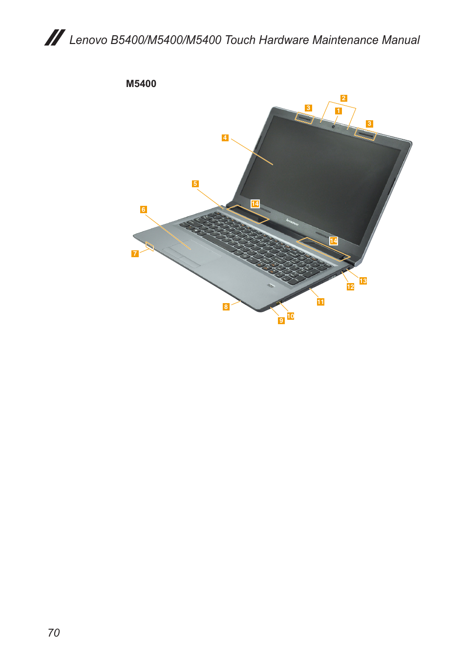 M5400 | Lenovo M5400 Touch Notebook User Manual | Page 74 / 97