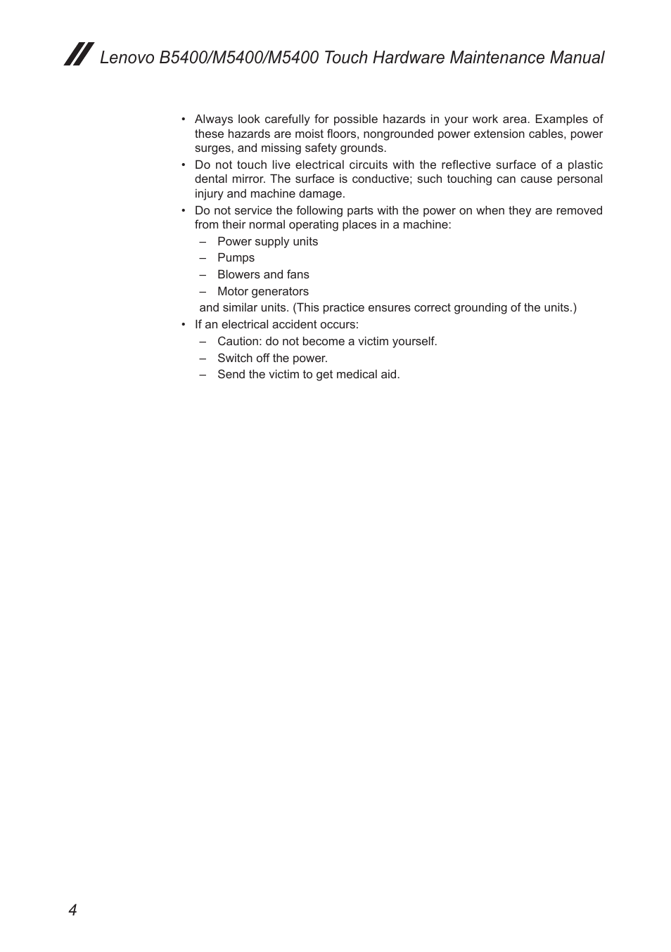 Lenovo M5400 Touch Notebook User Manual | Page 8 / 97