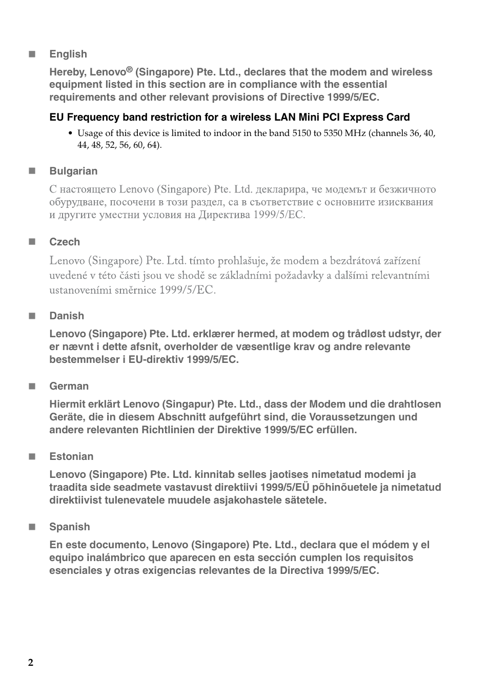 Lenovo IdeaPad Z710 Notebook User Manual | Page 2 / 11