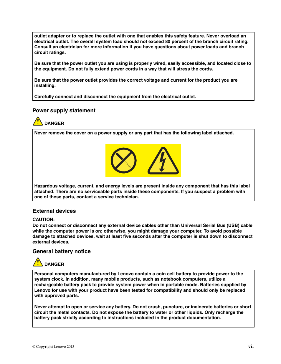 Lenovo K2450 Notebook User Manual | Page 9 / 56