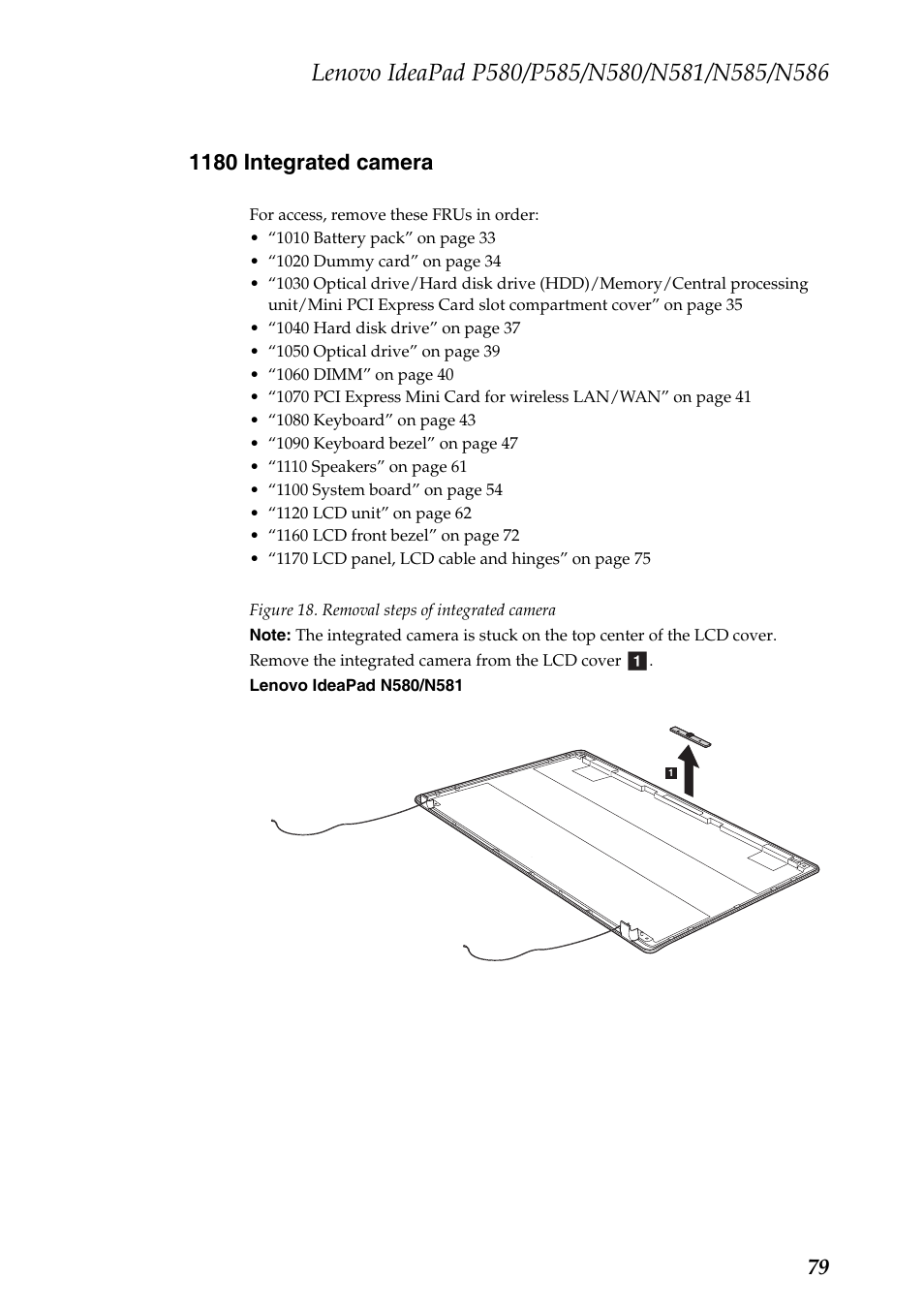 1180 integrated camera | Lenovo IdeaPad N580 User Manual | Page 83 / 103