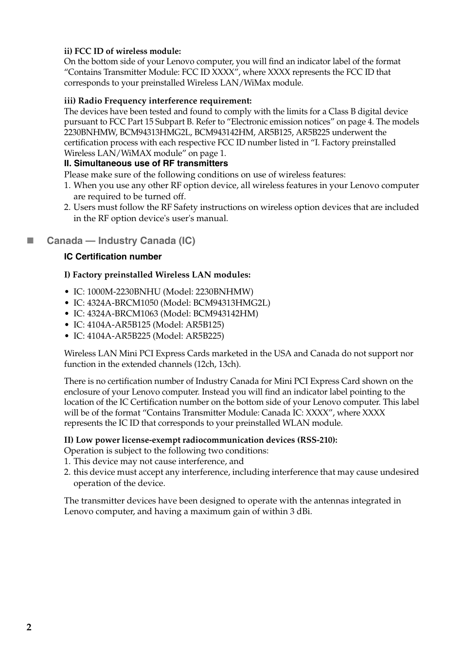 Lenovo IdeaPad P500 Touch Notebook User Manual | Page 3 / 28