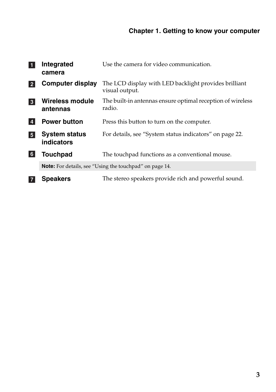 Lenovo IdeaPad U410 User Manual | Page 7 / 44