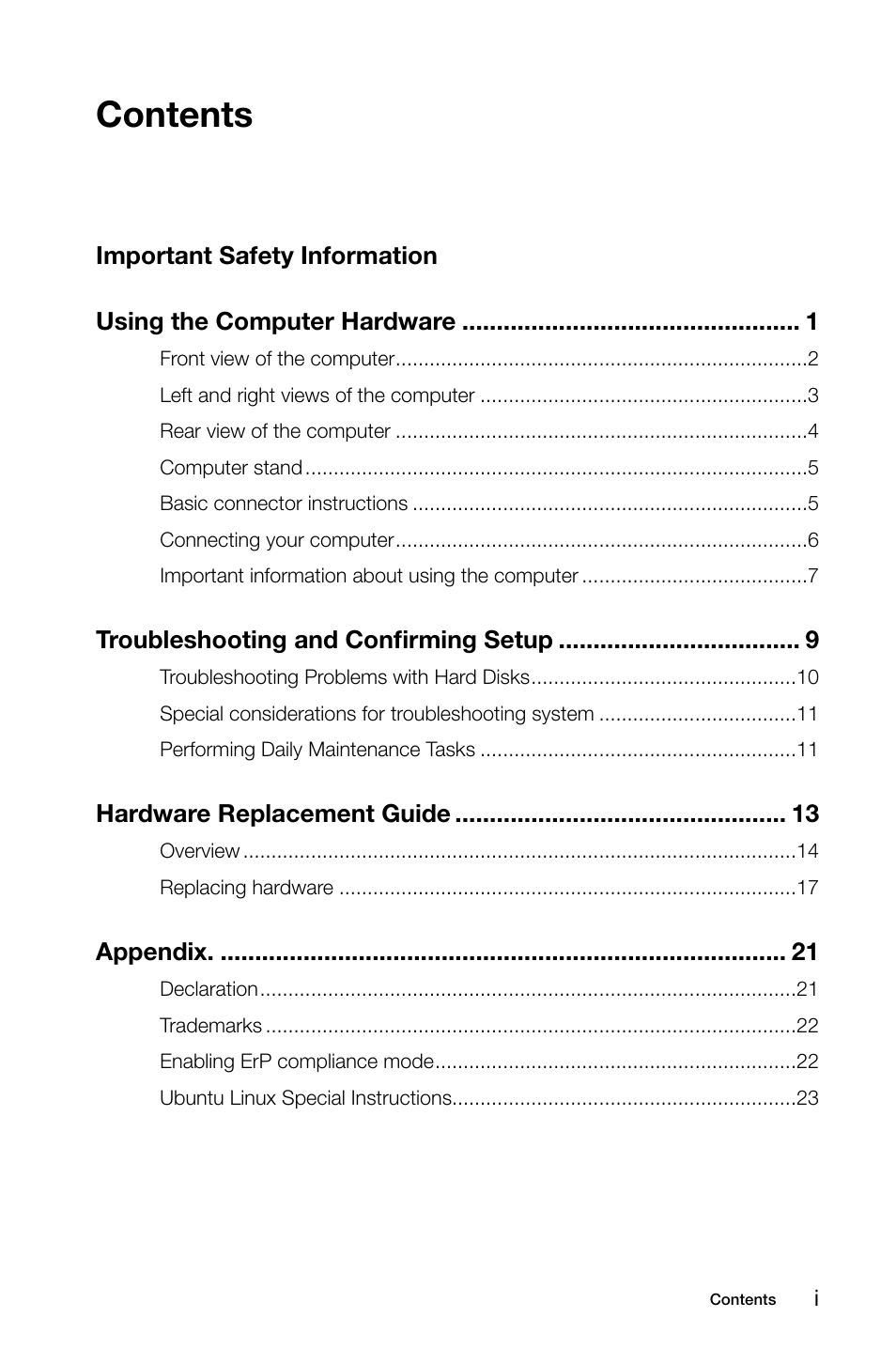 Lenovo C255 All-in-One User Manual | Page 4 / 29