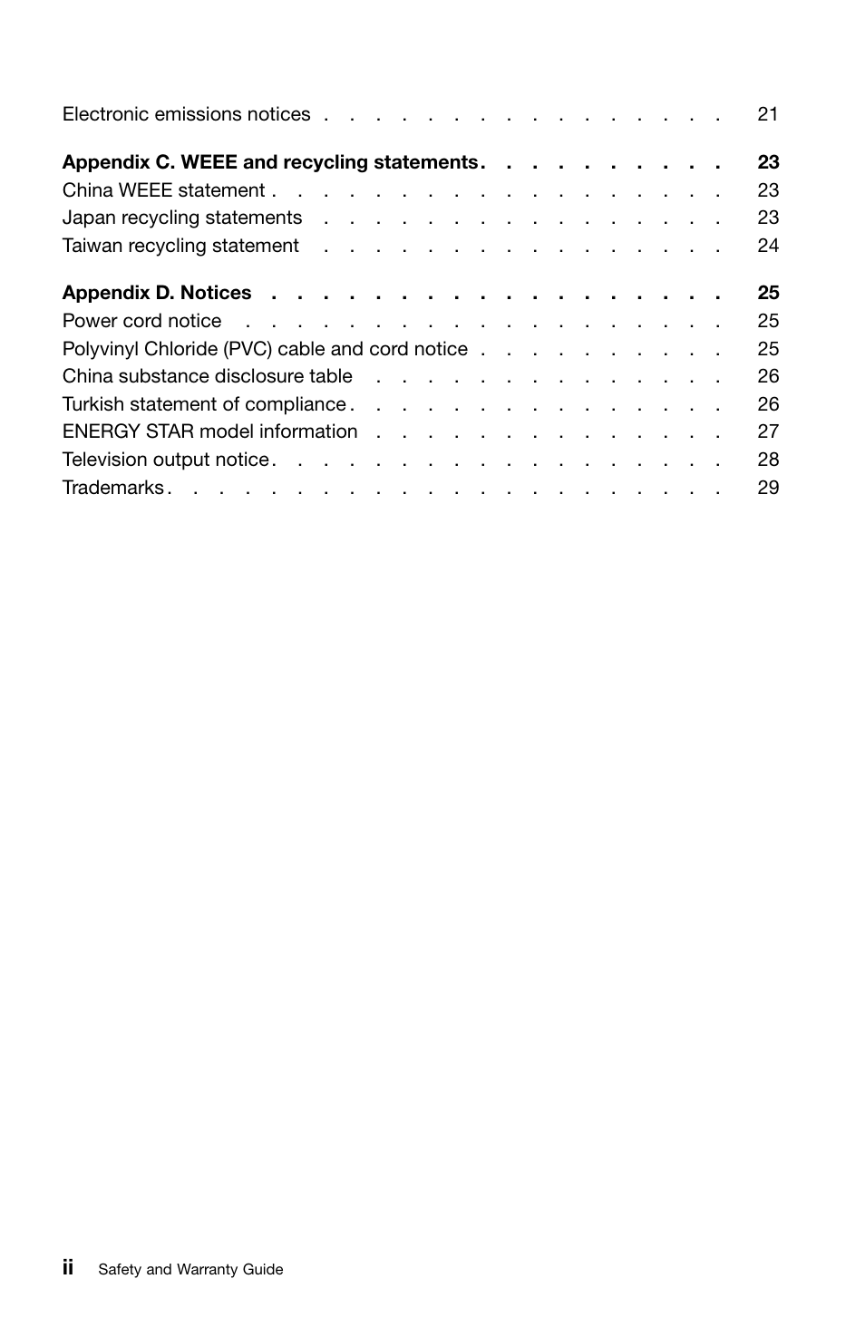 Lenovo ThinkPad Edge E220s User Manual | Page 4 / 48