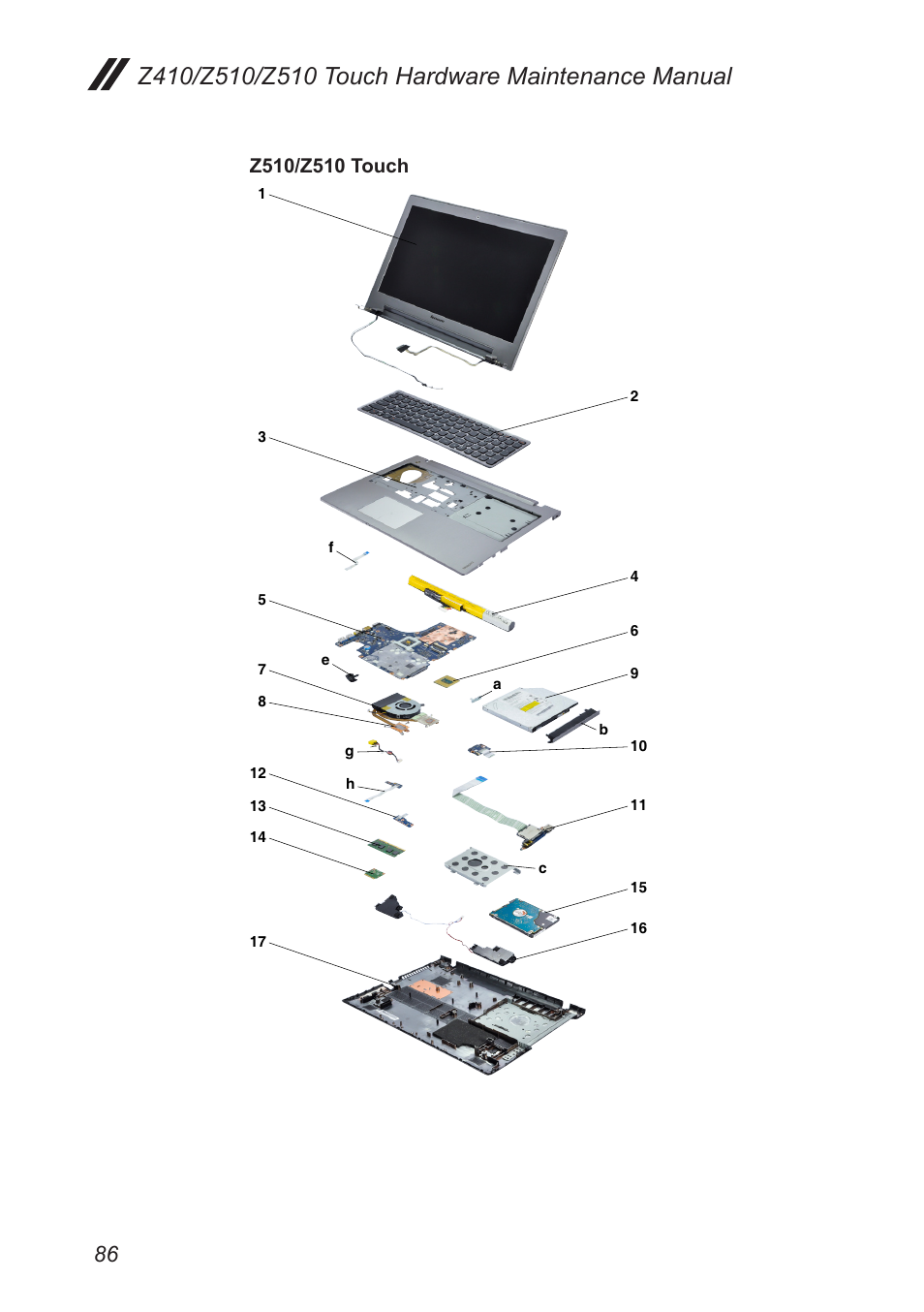 Lenovo IdeaPad Z410 Notebook User Manual | Page 90 / 114