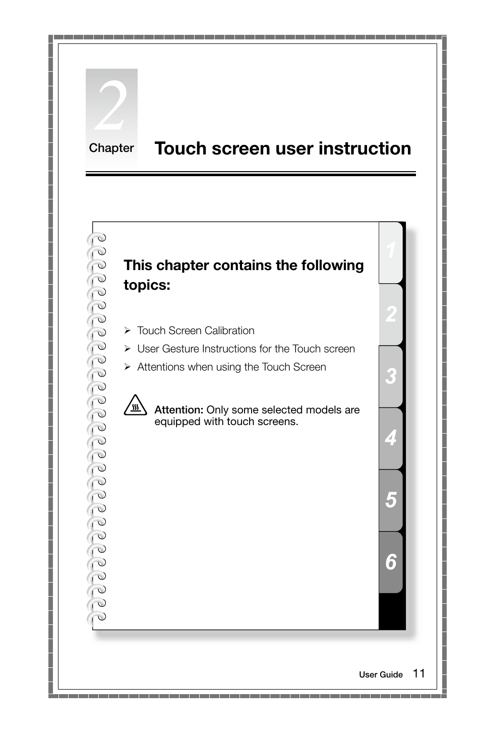 Touch screen user instruction | Lenovo IdeaCentre B540 User Manual | Page 16 / 67