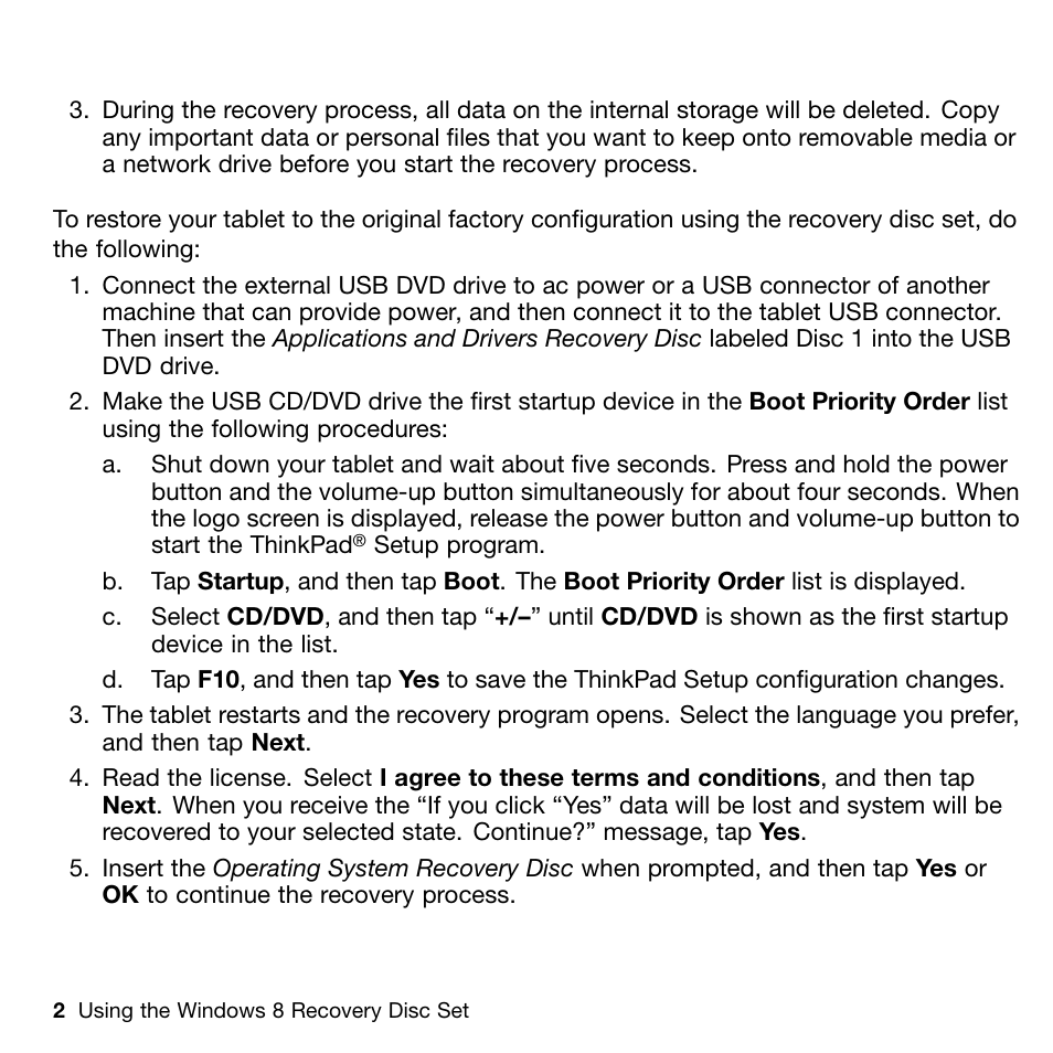 Lenovo ThinkPad Tablet 2 User Manual | Page 4 / 8