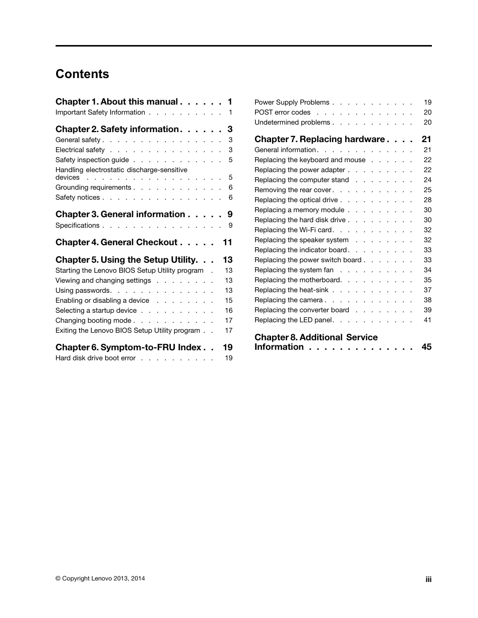 Lenovo C260 Touch All In One User Manual | Page 5 / 51