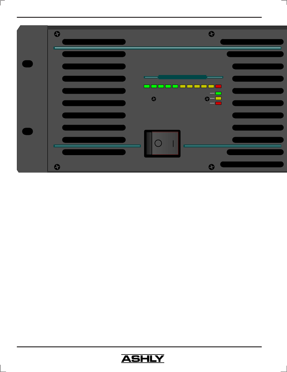Off on, Ac power | Ashly MFA-6000 User Manual | Page 6 / 20