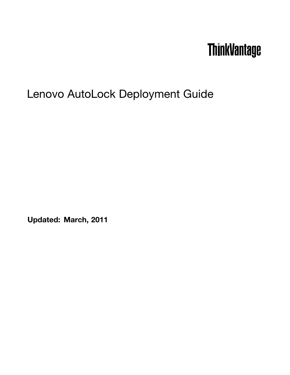 Lenovo autolock deployment guide | Lenovo ThinkPad L421 User Manual | Page 3 / 18