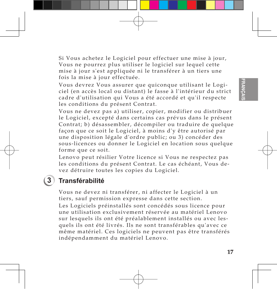 Transférabilité | Lenovo IdeaPad U110 User Manual | Page 21 / 62