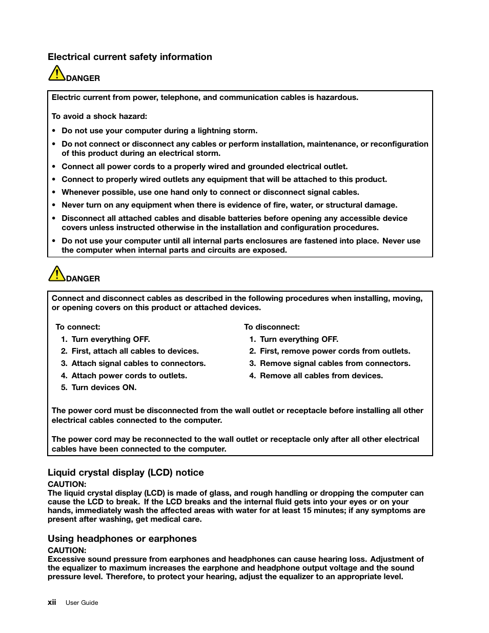 Lenovo ThinkPad Yoga User Manual | Page 14 / 152