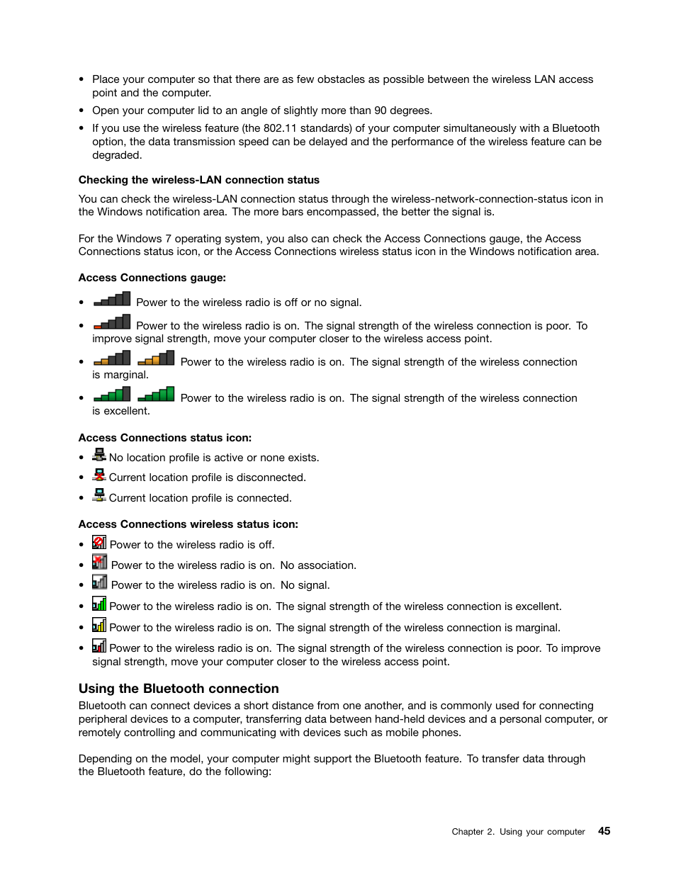 Lenovo ThinkPad Yoga User Manual | Page 61 / 152