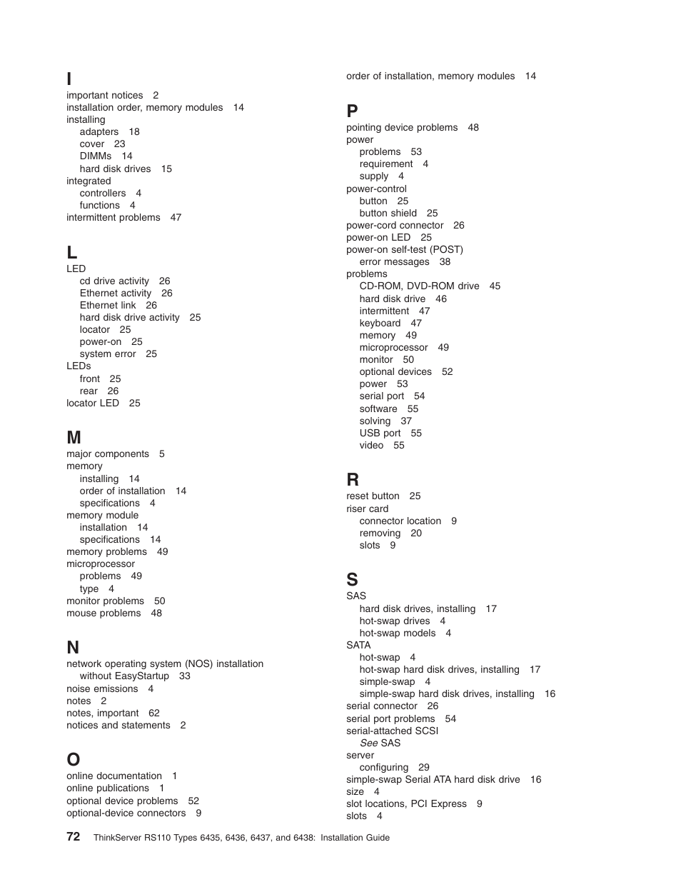 Lenovo ThinkServer RS110 User Manual | Page 86 / 90
