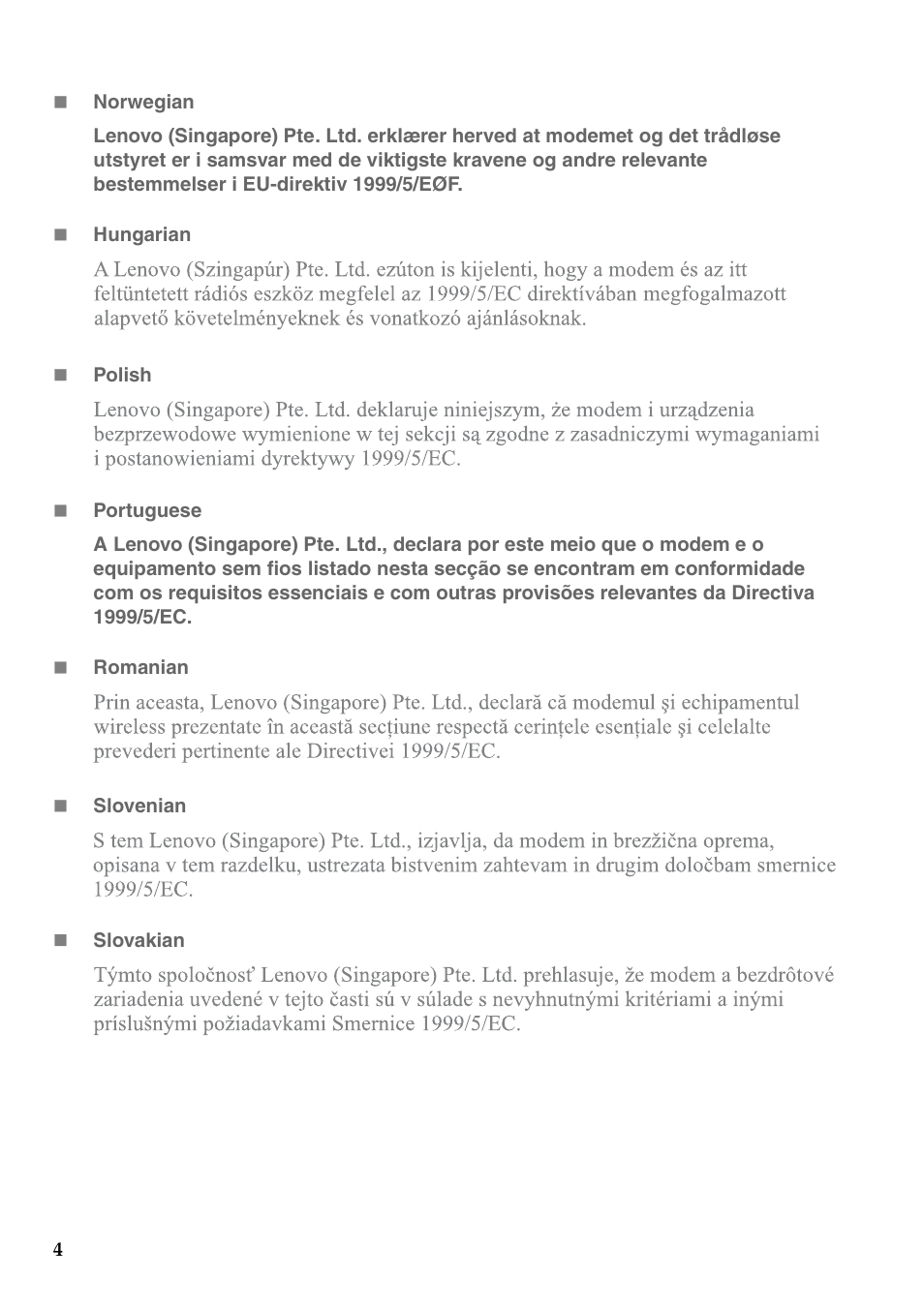 Lenovo Yoga 2 11 Notebook Lenovo User Manual | Page 4 / 8