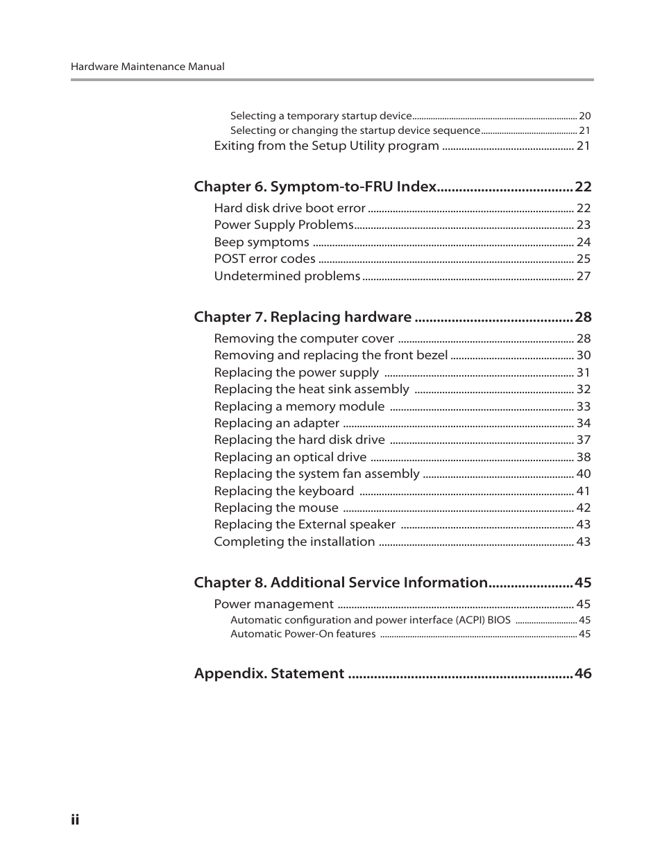 Lenovo IdeaCentre K200 User Manual | Page 2 / 49