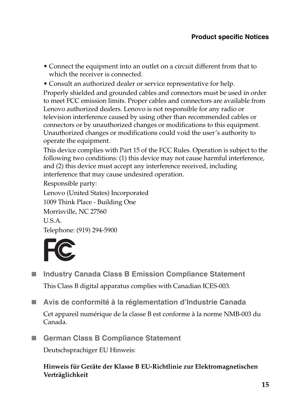 Lenovo IdeaPad Z480 User Manual | Page 15 / 20